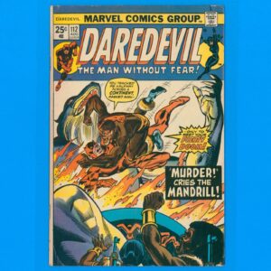 Daredevil #112 Marvel Comics 1974  Gil Kane -- Low/mid-grade deal!