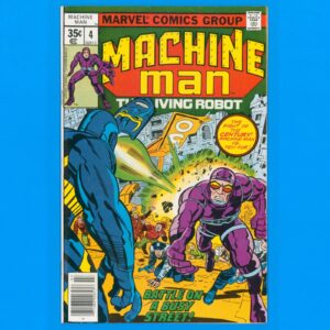 Machine Man #4 Marvel Comics 1978 Jack Kirby Awesomeness! VF+