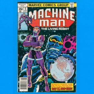 Machine Man #5 Marvel Comics 1978 Jack Kirby Original VF+
