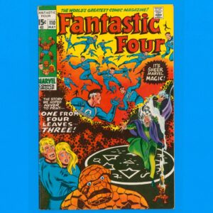Fantastic Four #110 Marvel Comics 1971 Nice copy!