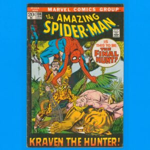 Amazing Spider-Man #104 Marvel Comics 1972 Cool Gil Kane art! Lower-grade Deal!