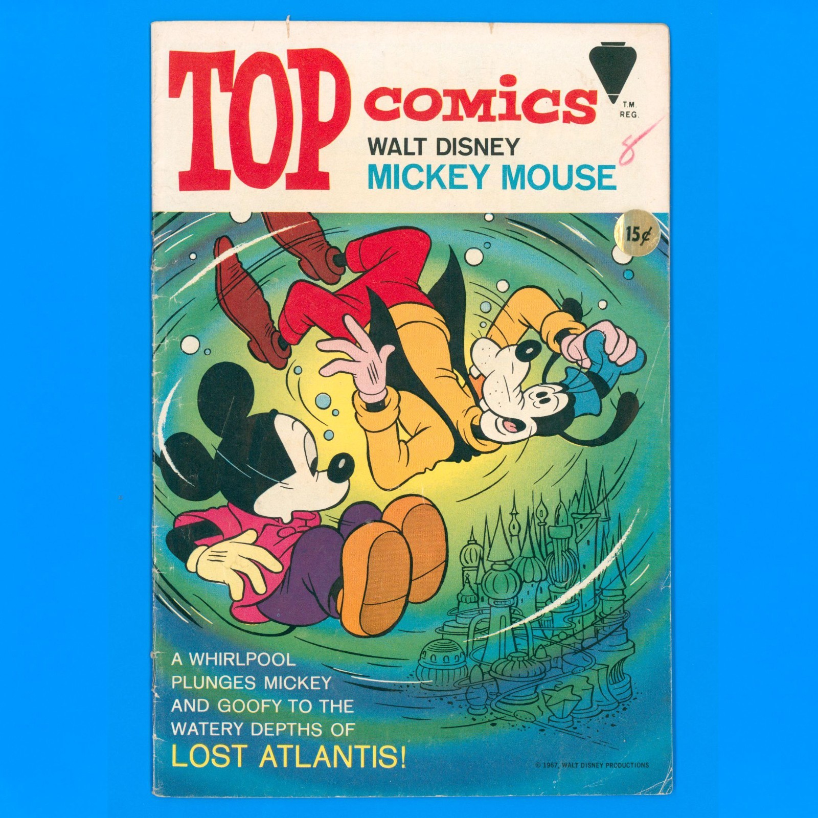 Top Comics Walt Disney Mickey Mouse #3 KK Productions VG+ 4.5 range